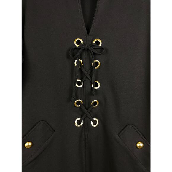 Tuckernuck Black Ellington Dress Small Classic Elegant Minimalist Contemporary - Picture 11 of 15